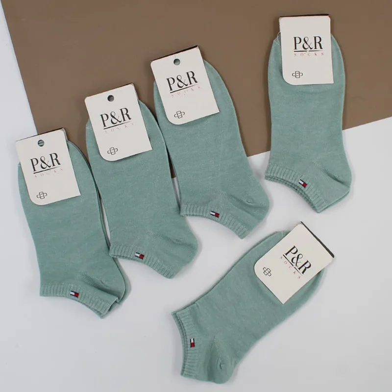 پک 5 عددی جوراب مچی زنانه سبز