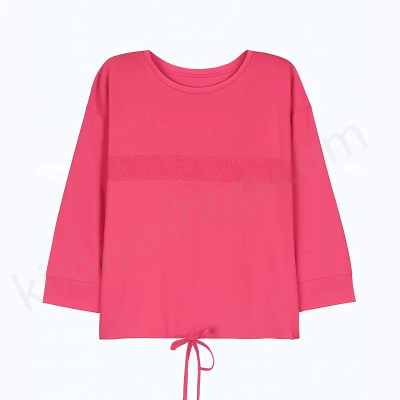 بلوز آستین بلند زنانه شهرزاد سرخابی