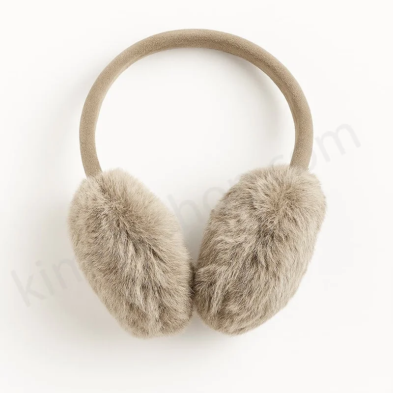 هدبند خزدار زنانه روگوشی – رنگ شکلاتی با تضمین کیفیت