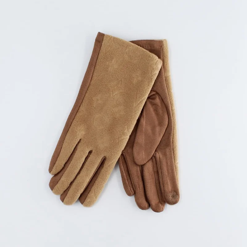 دستکش زنانه مخمل کبریتی 4619