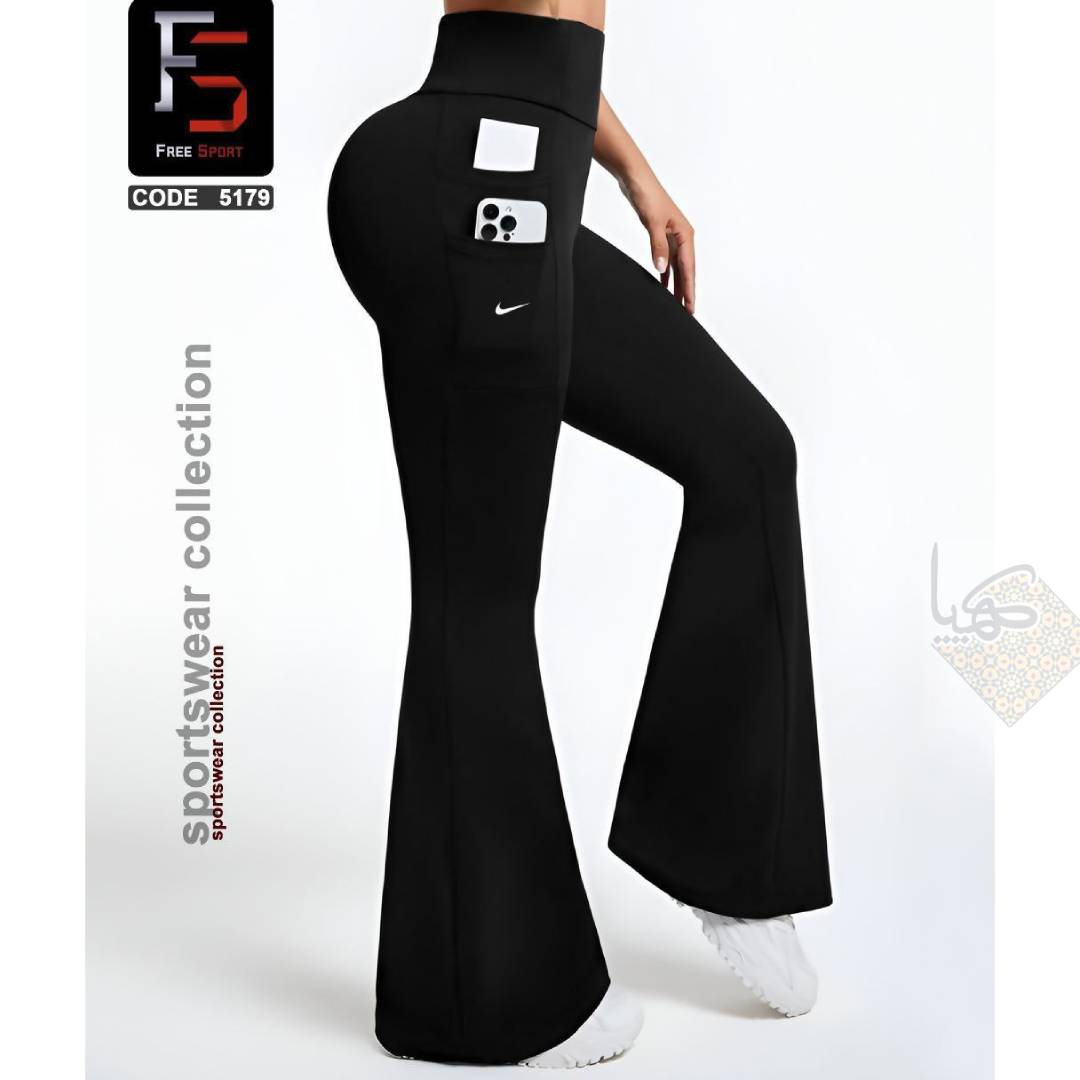 لگ دمپا دو جیب زنانه نایک مدل 5179 جنس غواصی فری سایز 38 تا 42