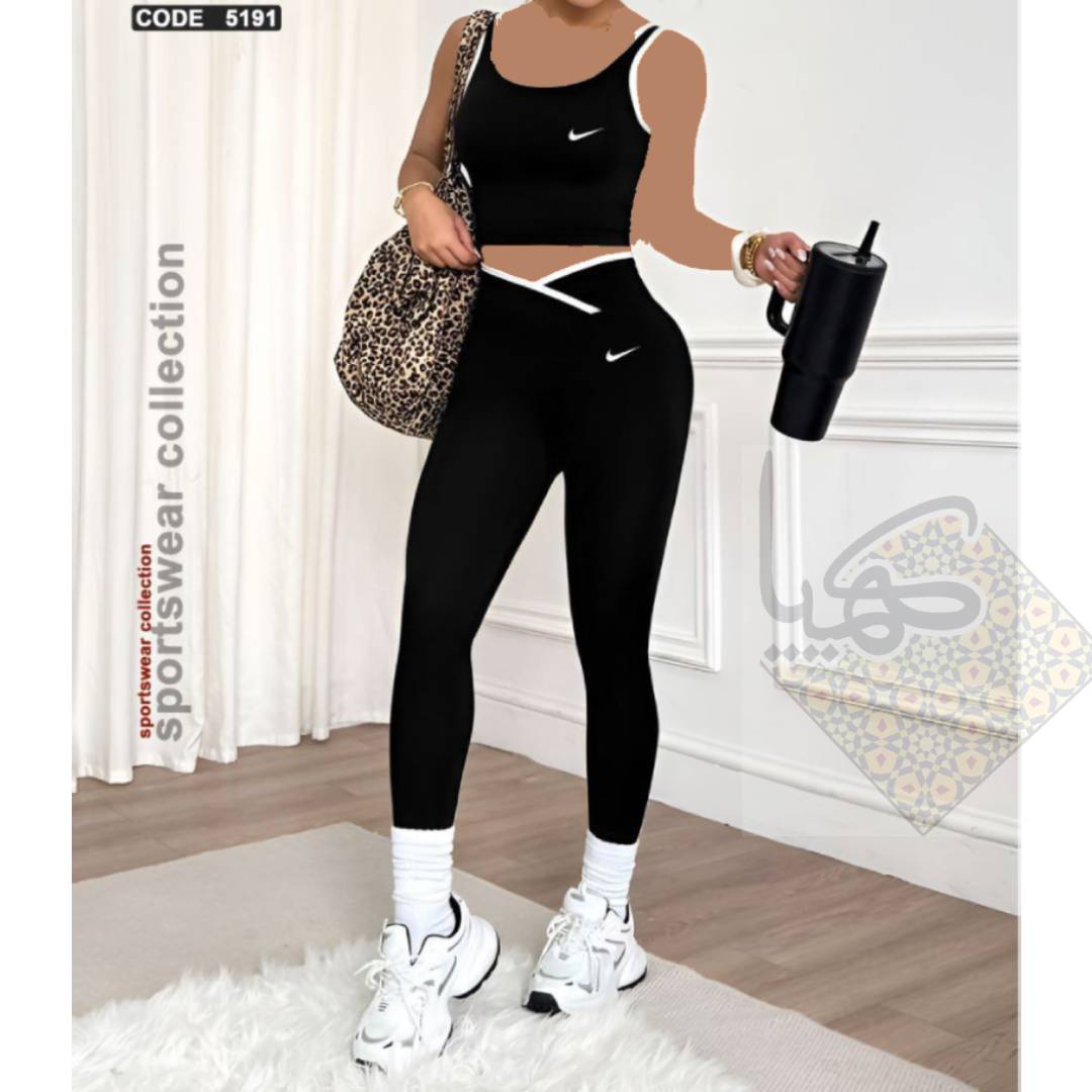 ست نیم‌تنه لگ زنانه غواصی استایل جذب و خوش‌فرم