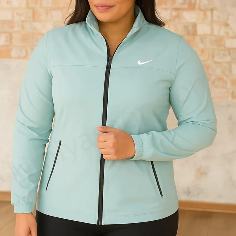 کاپشن زنانه نایکی سبز ضد آب مدل سانتانا با آستر داخلی