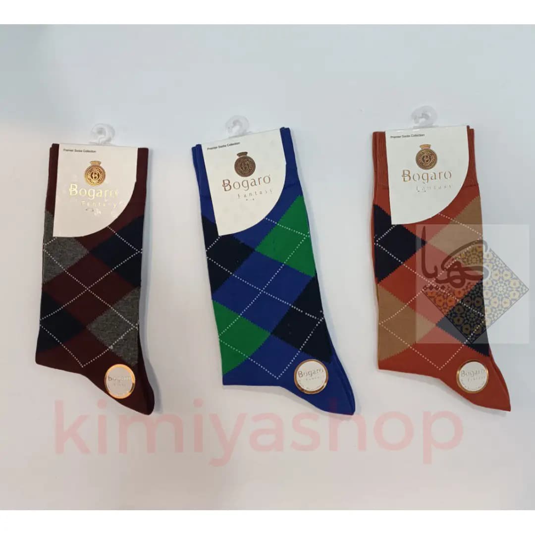 پک ۳ عددی جوراب ساقدار مردانه بوگارو: باتضمین کیفیت