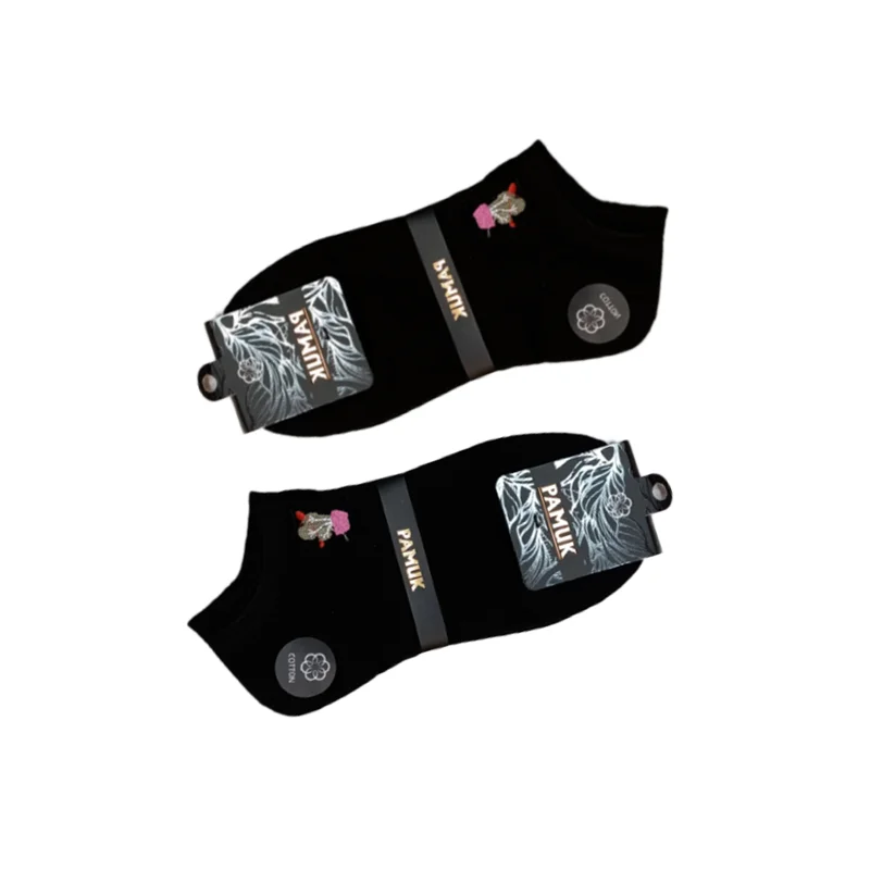 جوراب مچی زنانه پاموک طرح 4