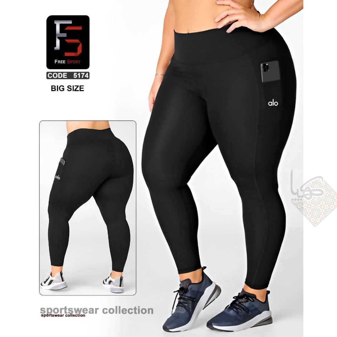 لگ جیب موبایلی سایز بزرگ زنانه مدل 5174 | جنس غواصی فری سایز 44 تا 48